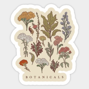 Botanicals Floral Wildflowers Sticker